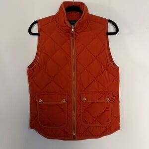 Women’s J.Crew vest – rust colored – size S small